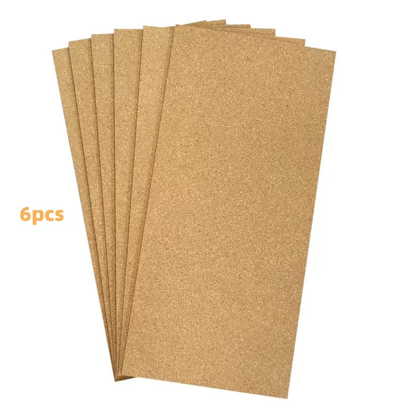 Home Decor Vision Board - 6-Piece Cork Board Bulletin Board with