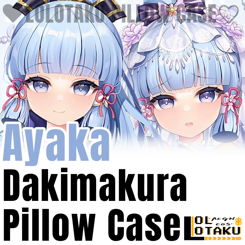 Home Decor Games Free - Ayaka Dakimakura Genshin Impact Game Pillowcase