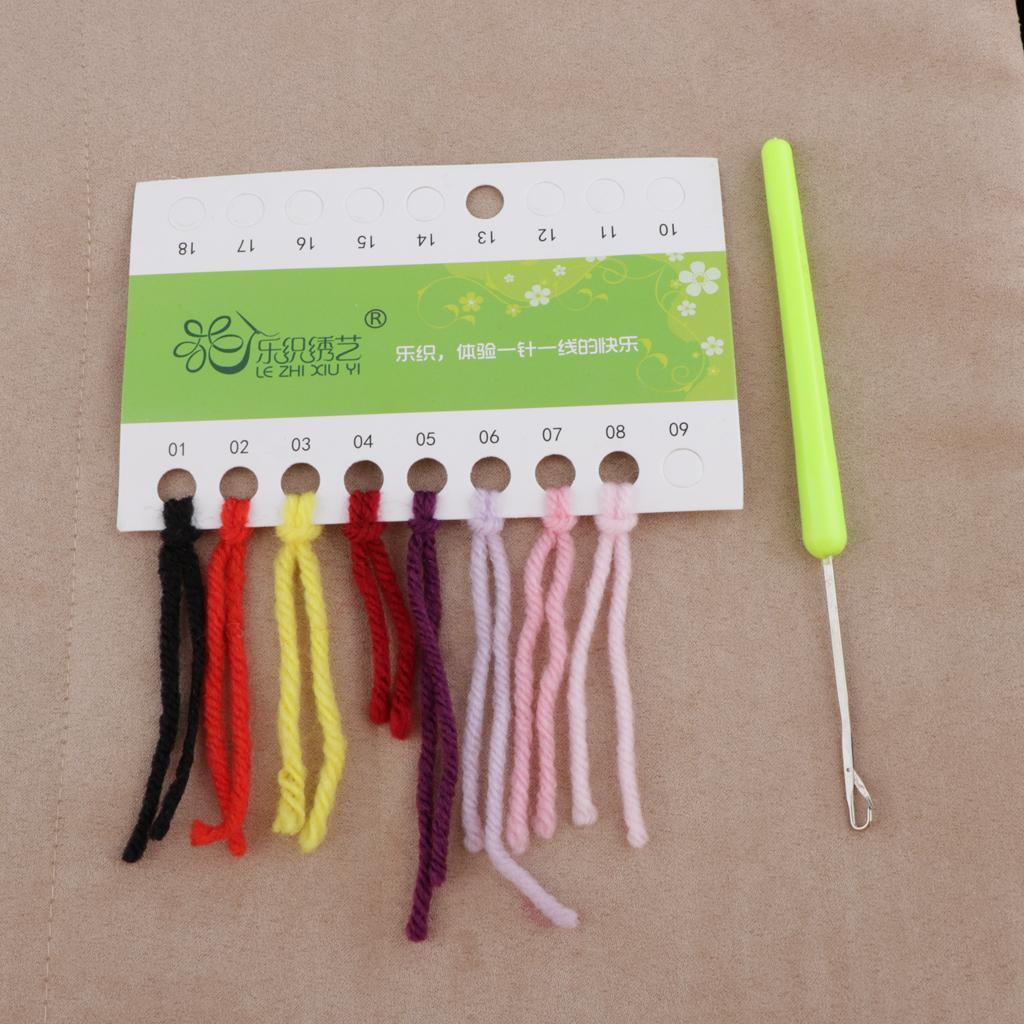 Yarn Home Decor - Animal Cushion Latch Hook Kits DIY