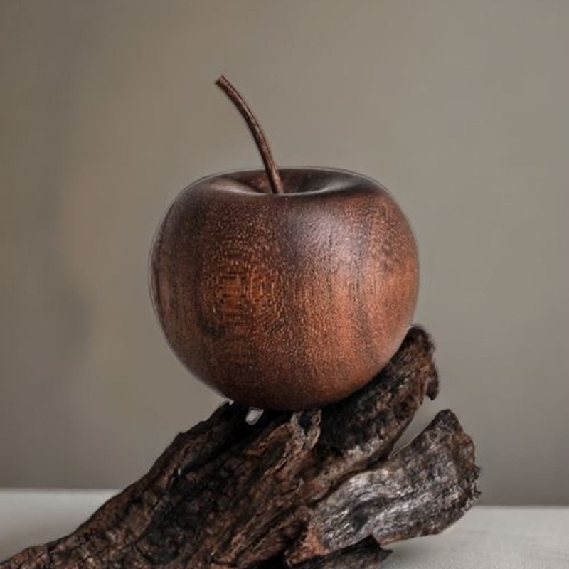 1PCS Of Wooden Apple Shaped Es - Home Decor Essentials ulasan dan harga