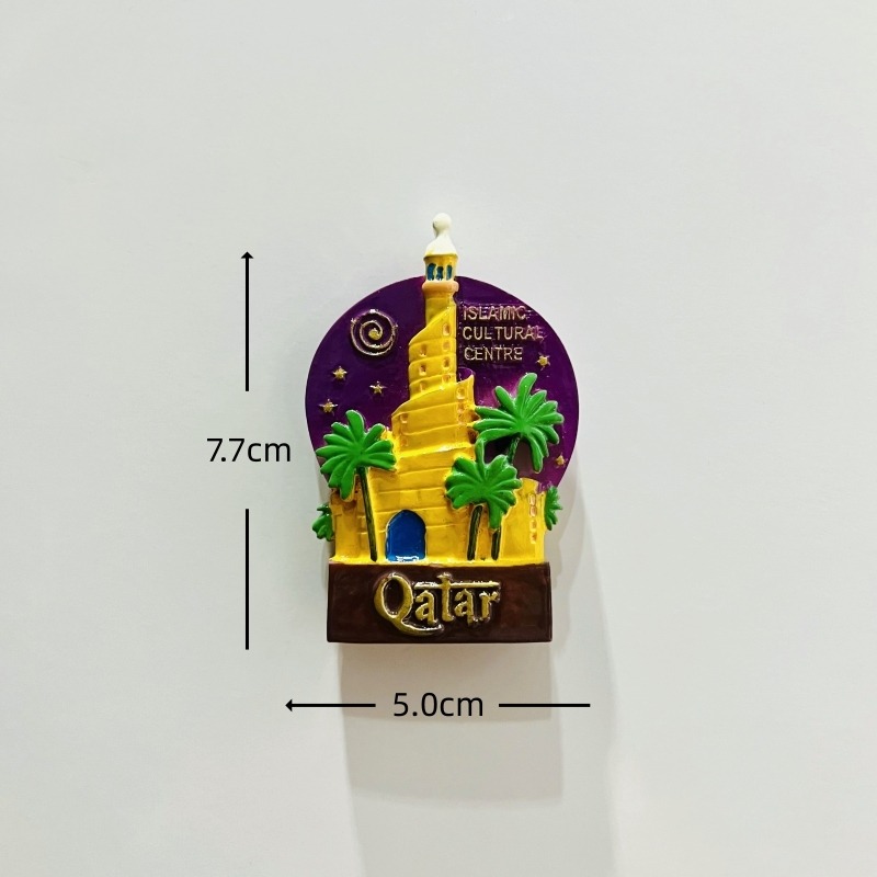 Qatar 3D Fridge Magnets Orname - Home Decor Qatar ulasan dan harga