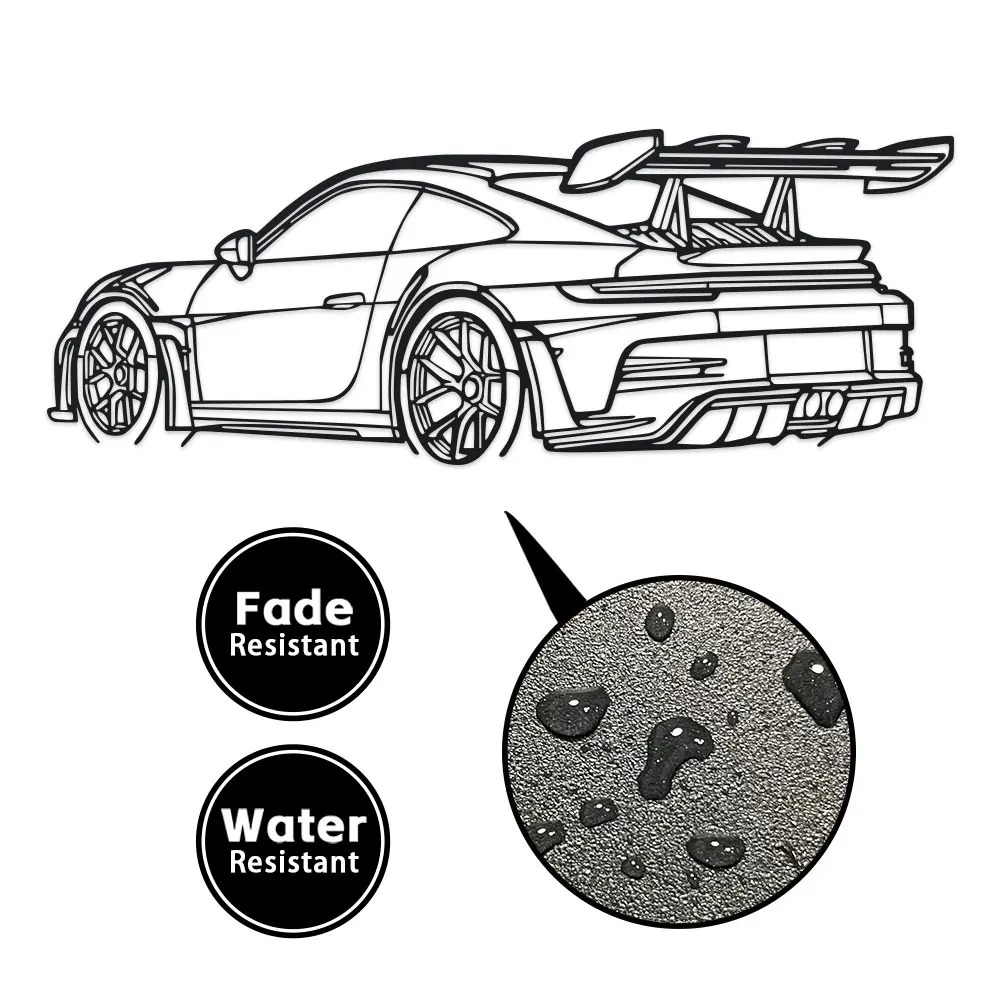 1pc Supercar Metal Wall Art -  - Home Decor Enthusiast ulasan dan harga