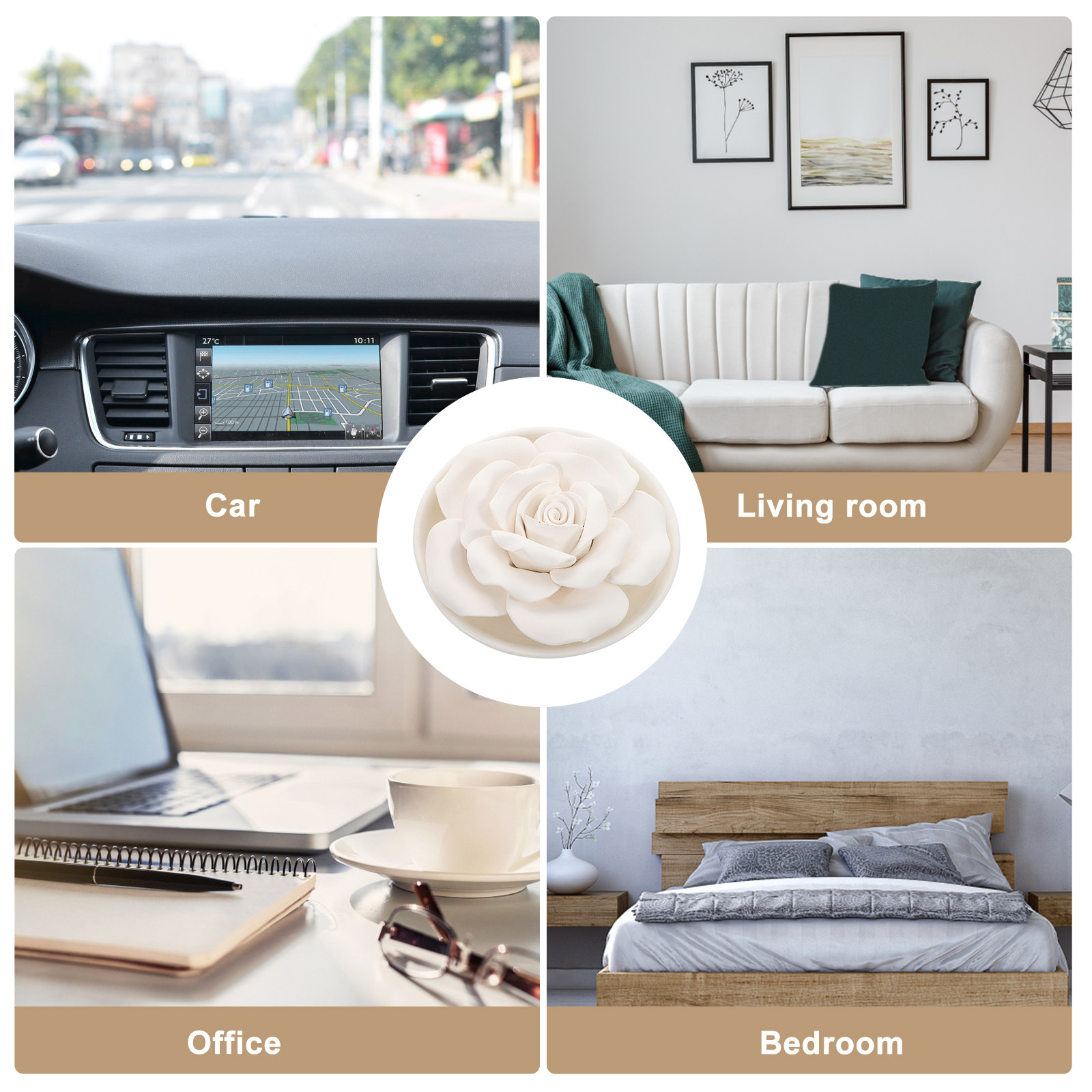 Portable Essential Oil Diffuse - Home Decor Essentials ulasan dan harga