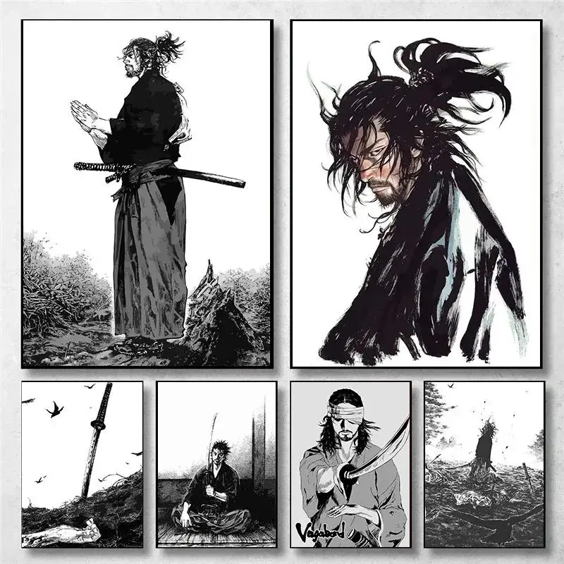 Vintage Japanese Anime Wall Ar - Home Decor Essentials ulasan dan harga