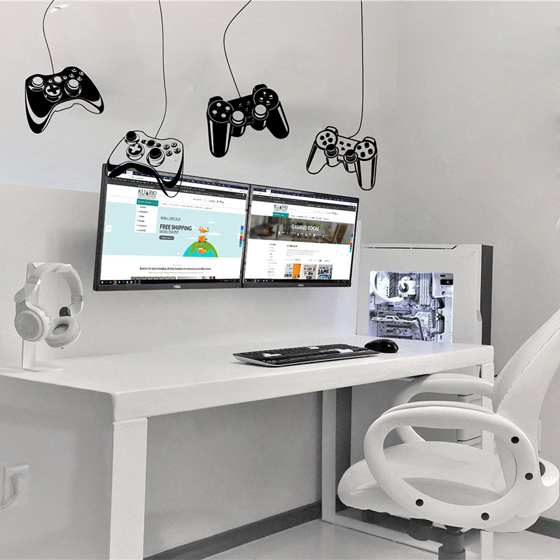4Pcs Game Controller Wall Stic - Home Decor Xbox Games ulasan dan harga