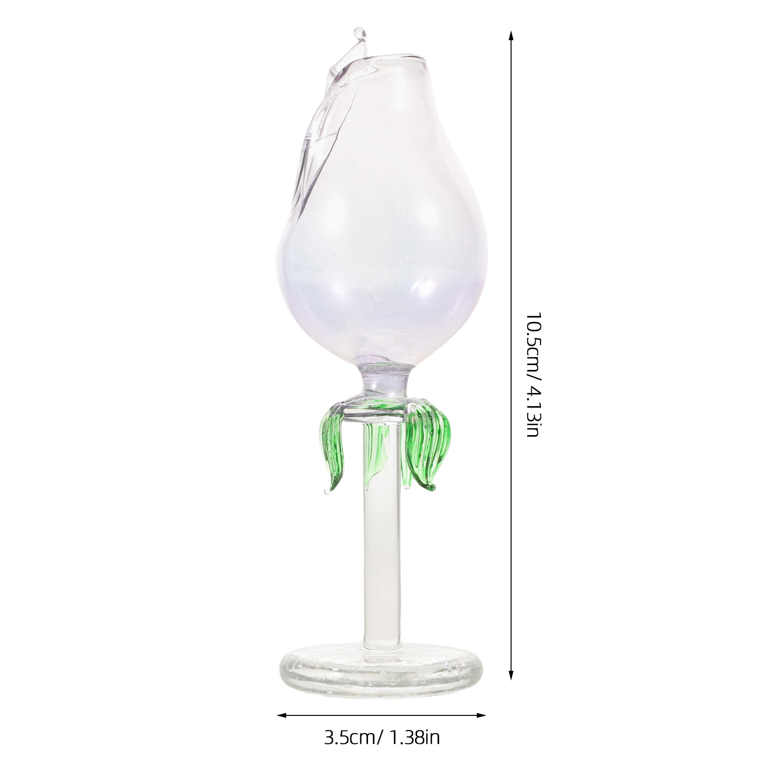 2Pcs Flower Shaped Glass Essen - Home Decor Essentials ulasan dan harga