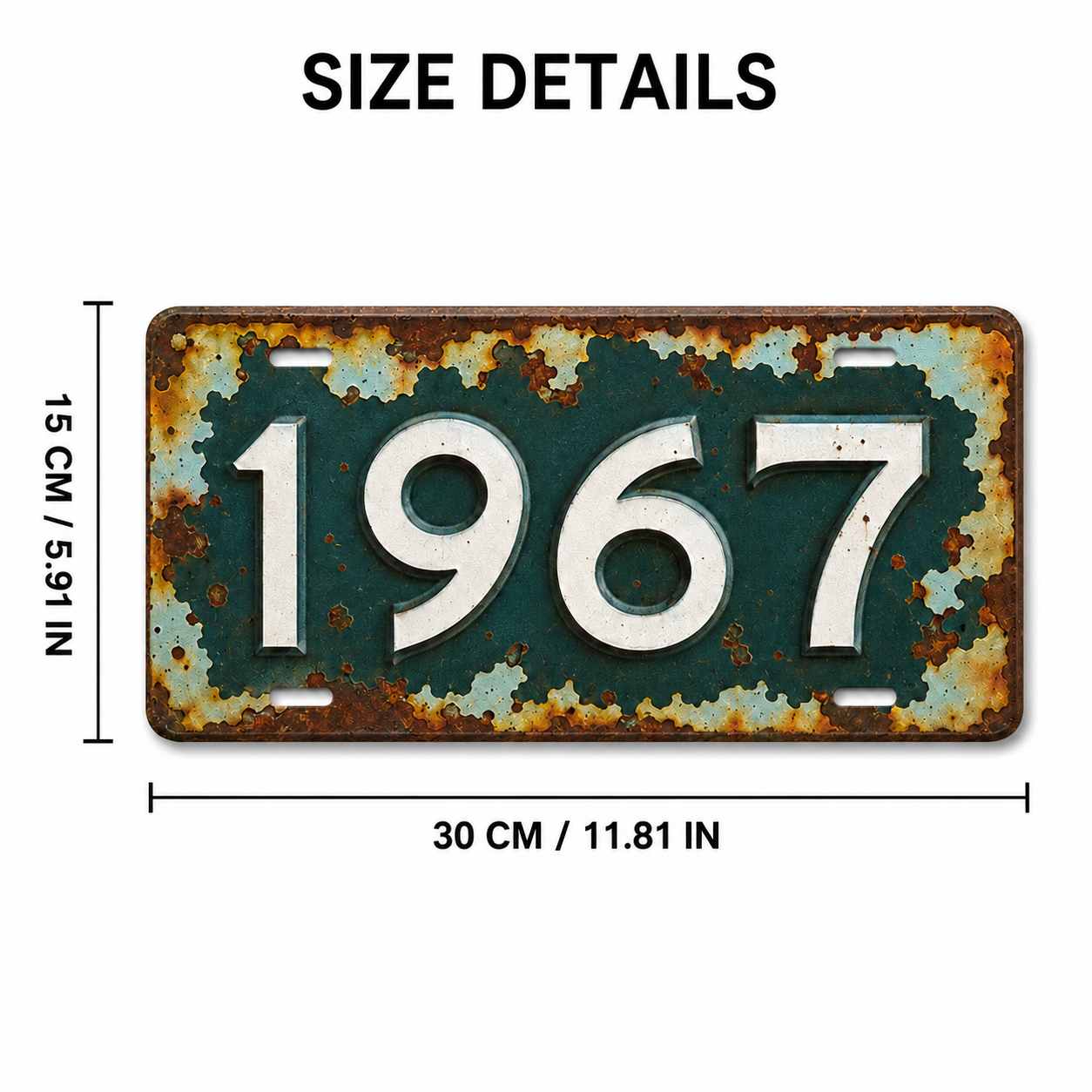 D  Vintage Sign, Decorative Pl - Home Decor Qatar ulasan dan harga