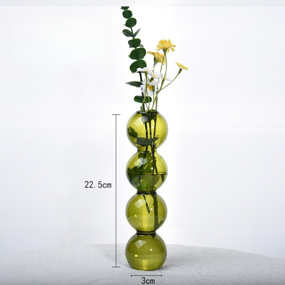 Simple Style Coloful Glass Vas - Glass Vase Nordic ulasan dan harga