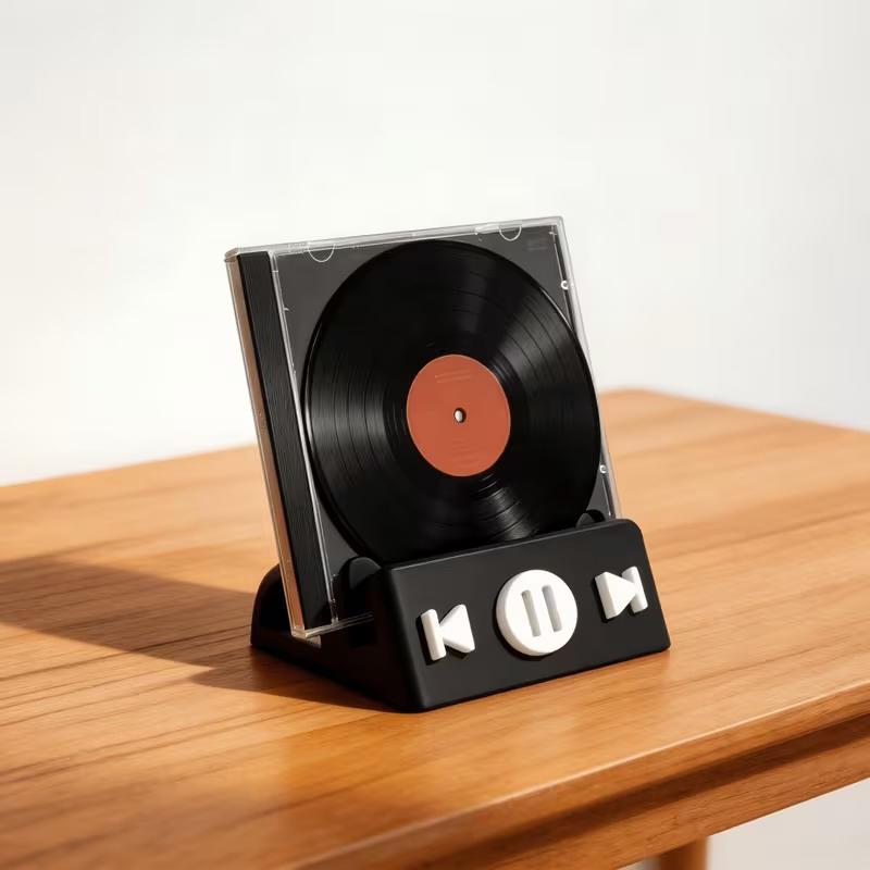 New Vinyl Record Desktop Stand - Home Decor Enthusiast ulasan dan harga