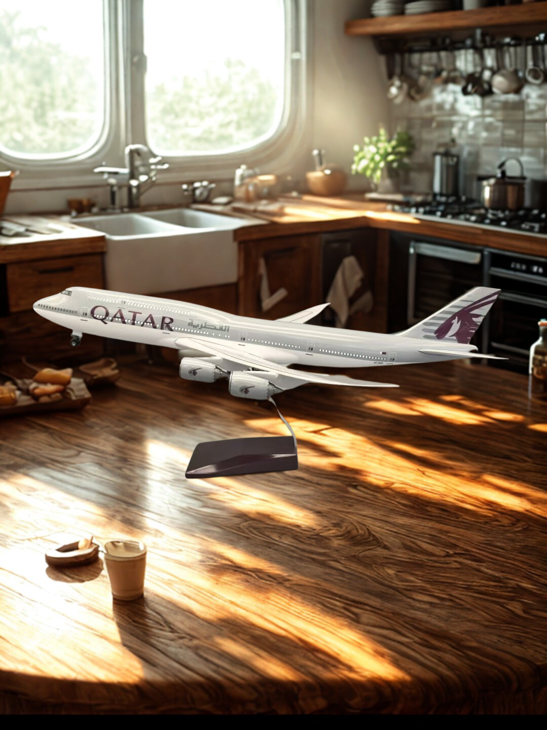 Airplane Model 1:130 Scale Boe - Home Decor Qatar ulasan dan harga