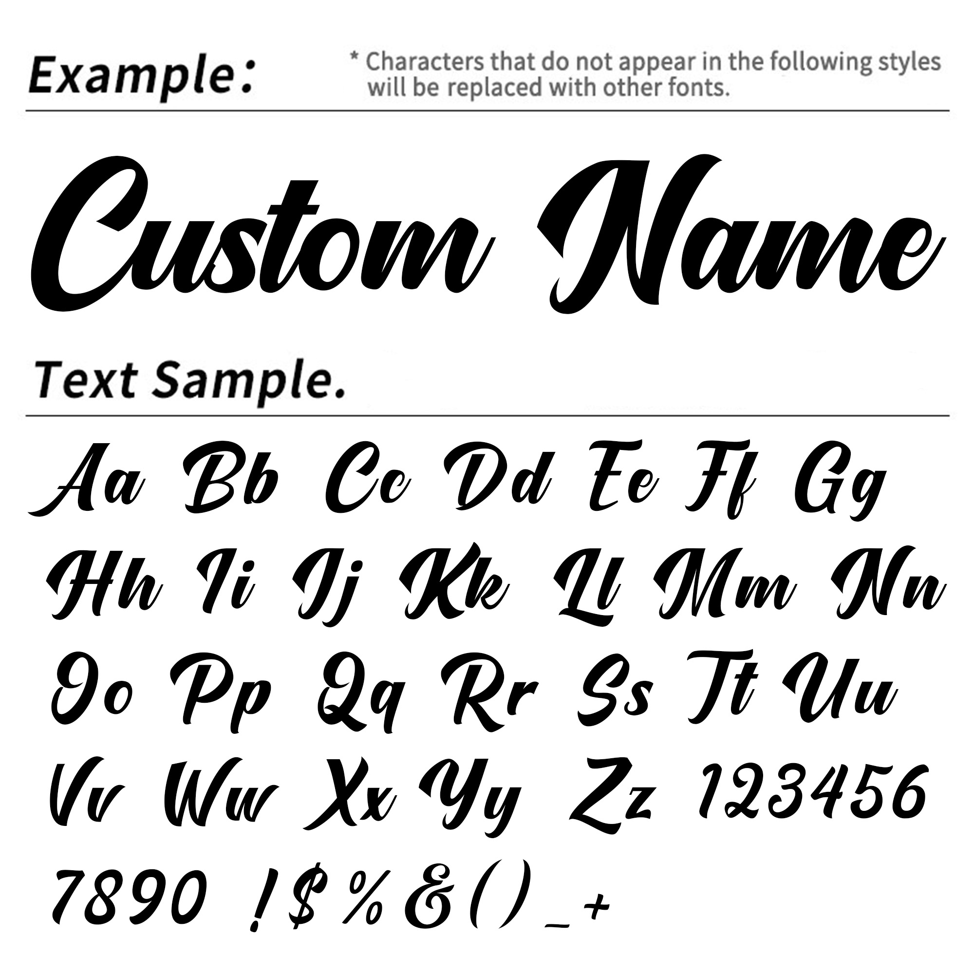 3PCS Custom Name Stickers Pers - Home Decor Xmas ulasan dan harga