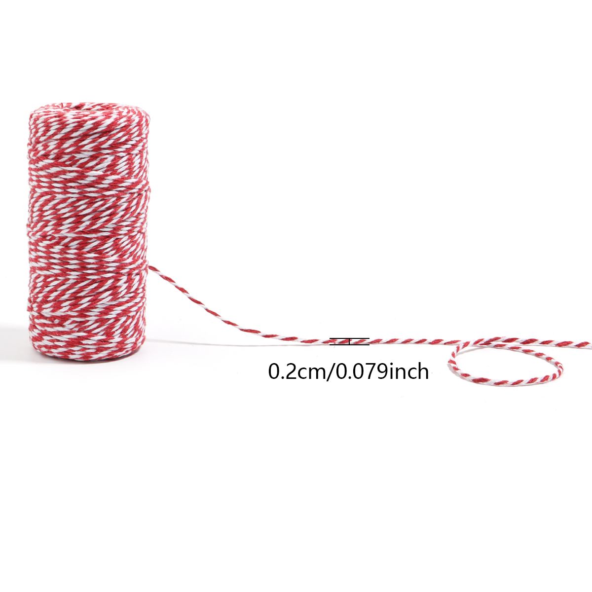 100M/Roll 2mm Bakers Twine Str - Home Decor Xmas ulasan dan harga
