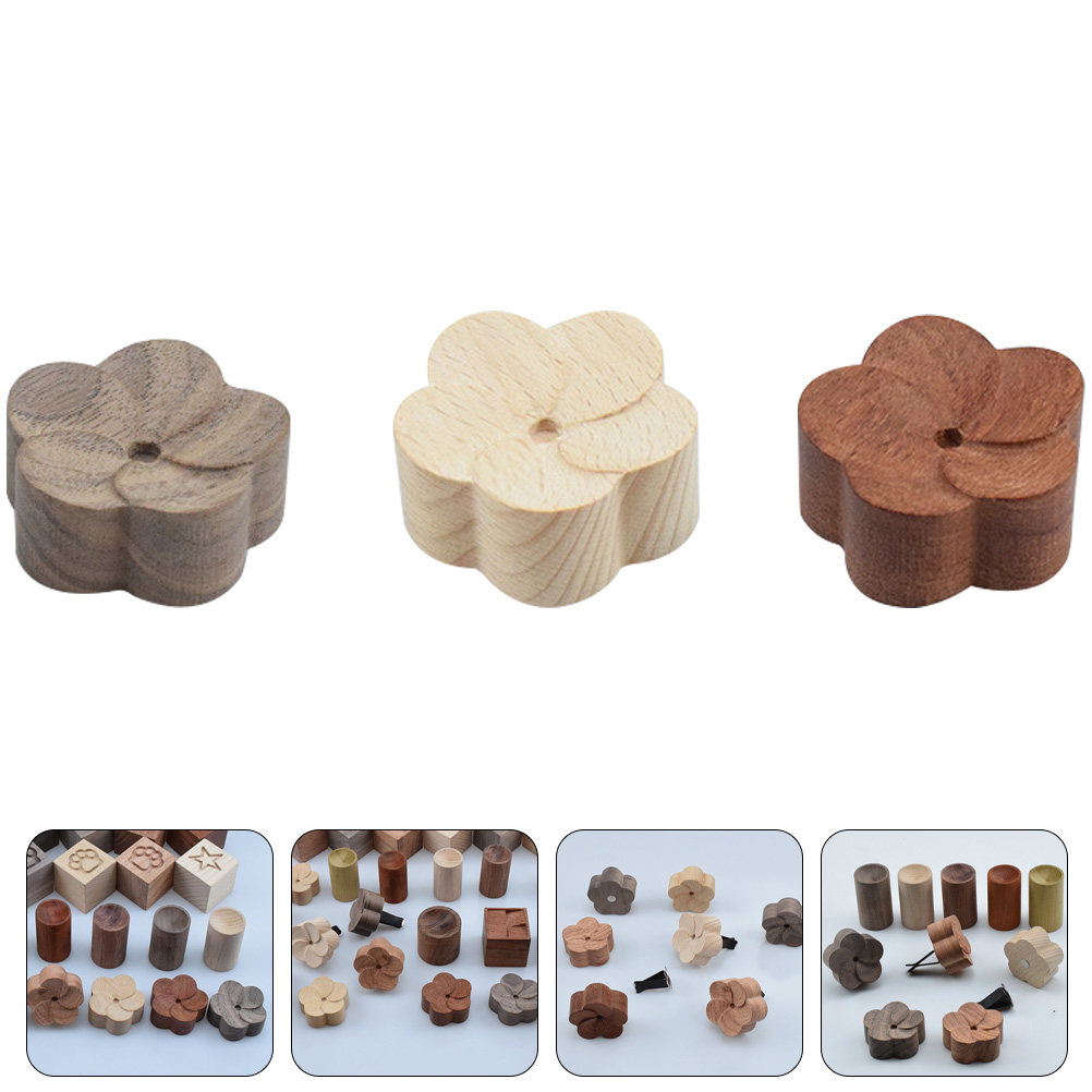 3Pcs Natural Wooden Essential  - Home Decor Essentials ulasan dan harga