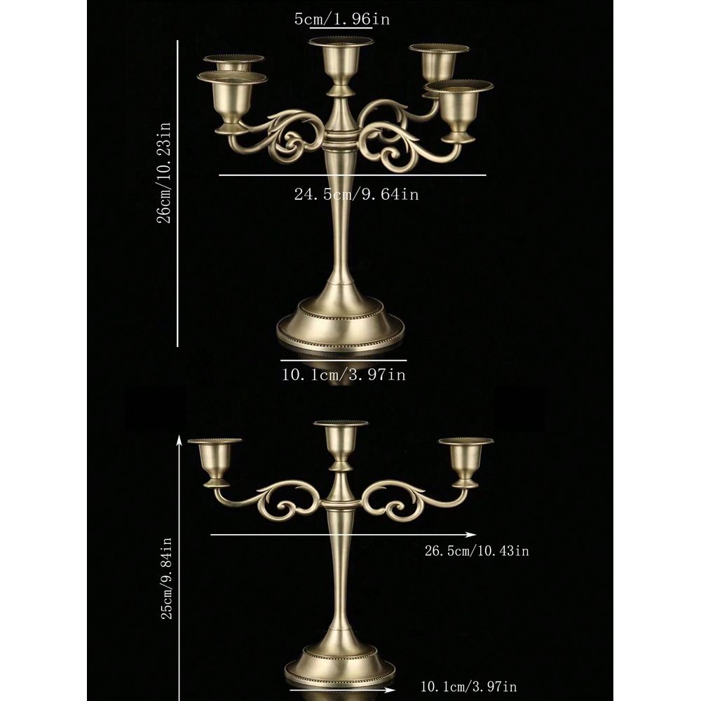 1pc Alloy Candelabra Metal 5Ar - Home Decor Event ulasan dan harga