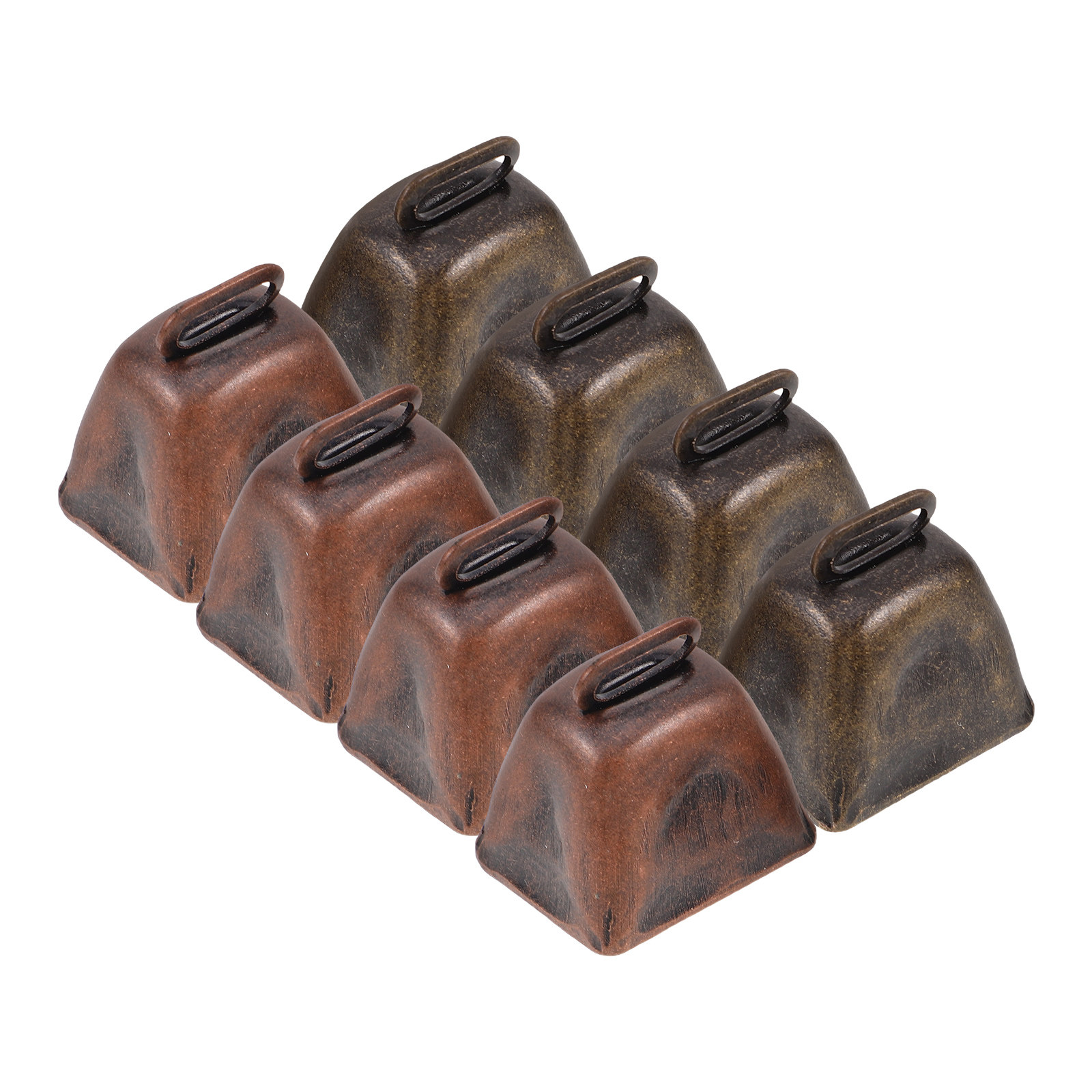 8Pcs Mini Vintage Metal Cow Be - Home Decor Event ulasan dan harga