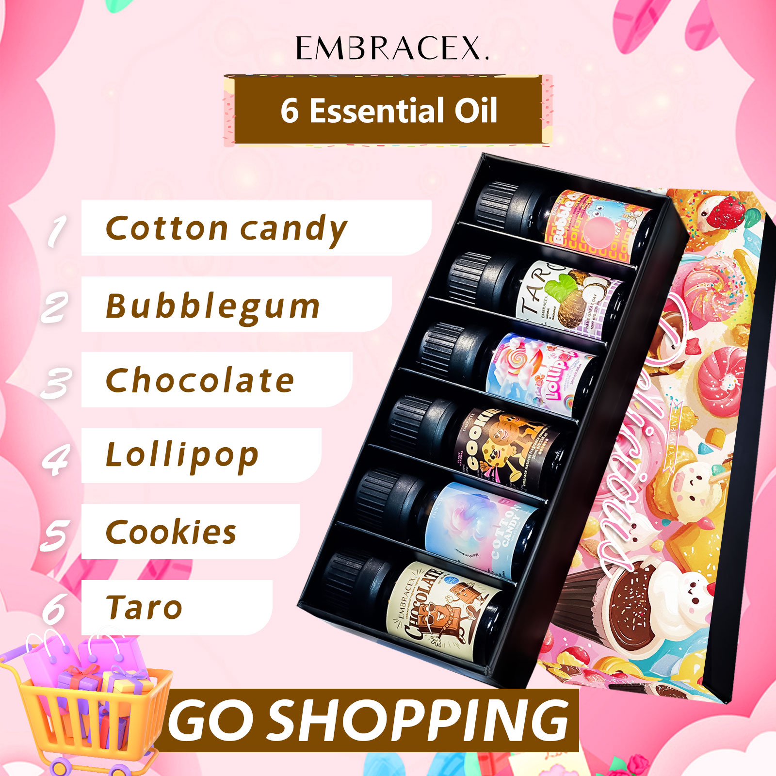 6PC/1Set Delicious Essential O - Home Decor Essentials ulasan dan harga