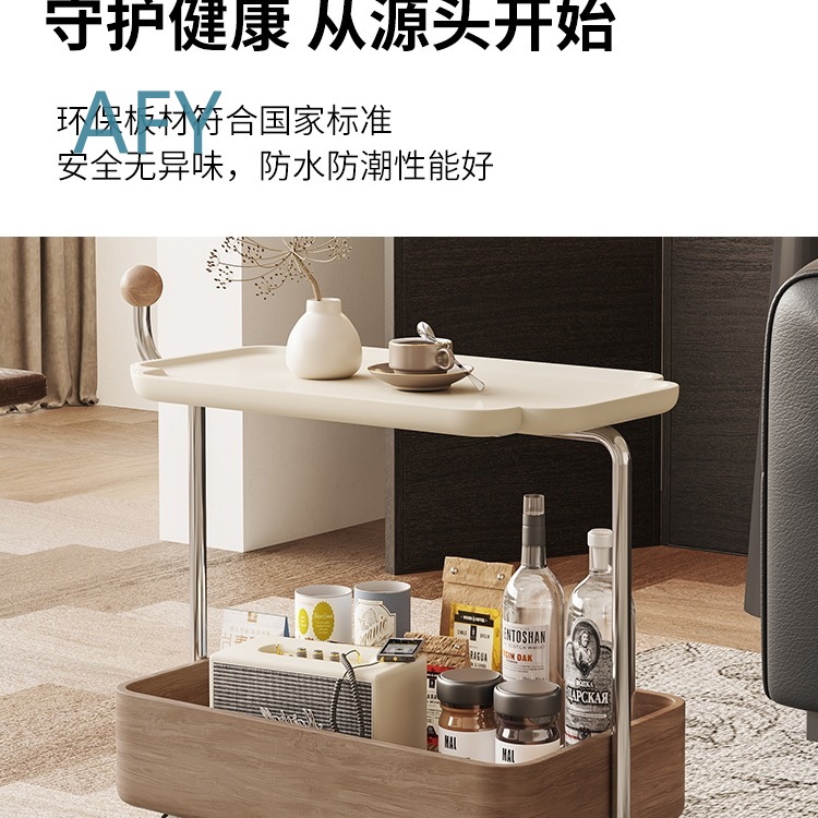 Vintage Style Mobile Side Tabl - Home Decor On Wheels ulasan dan harga