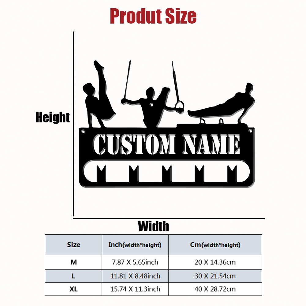 1pc Custom Fitness Metal Medal - Home Decor Xmas ulasan dan harga