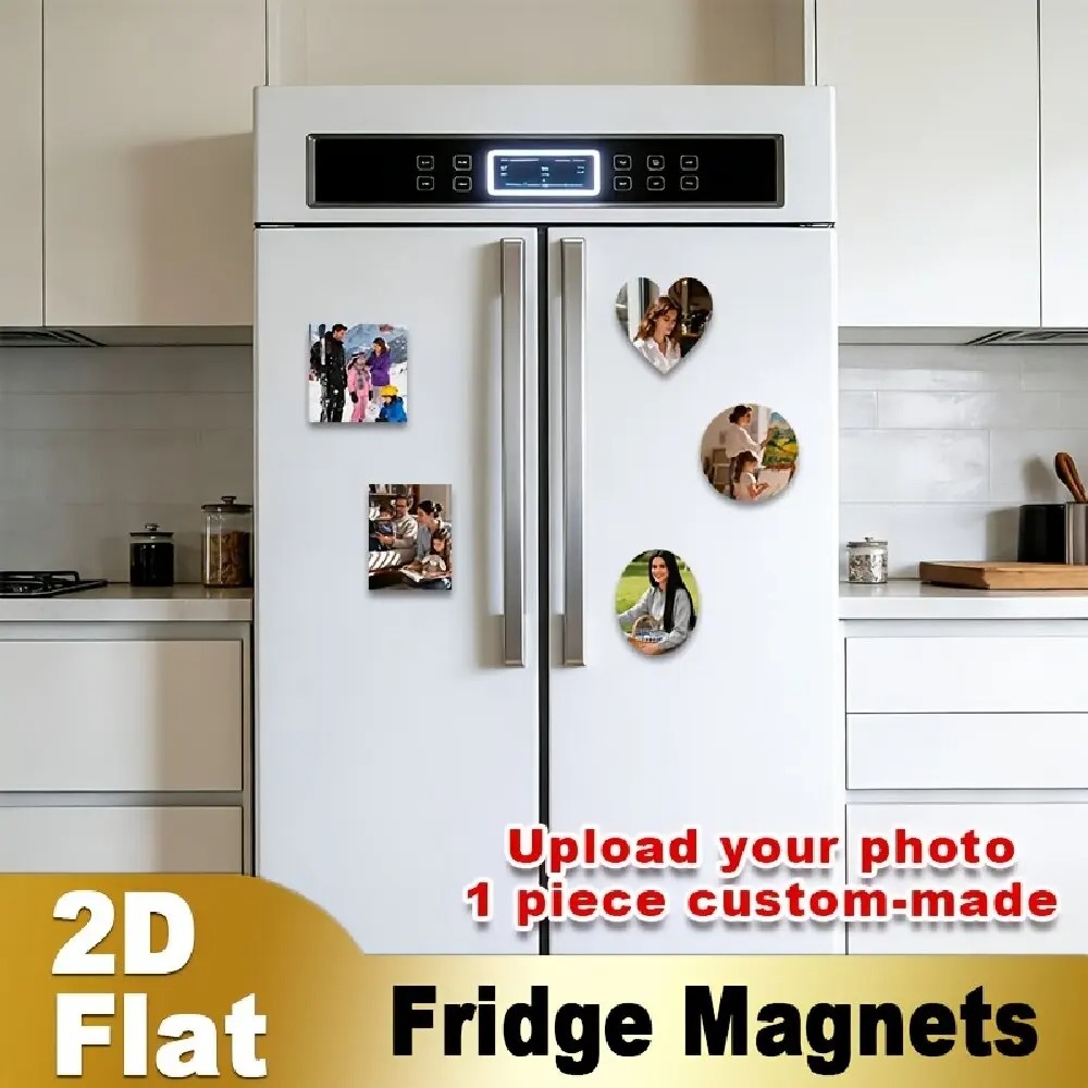 Custom Photo Fridge Magnet 2D  - Home Decor Xmas ulasan dan harga
