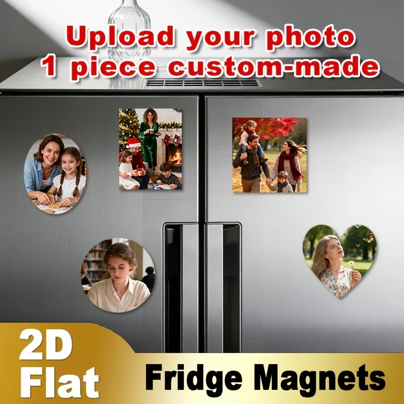 Custom Photo Fridge Magnet 2D  - Home Decor Xmas ulasan dan harga