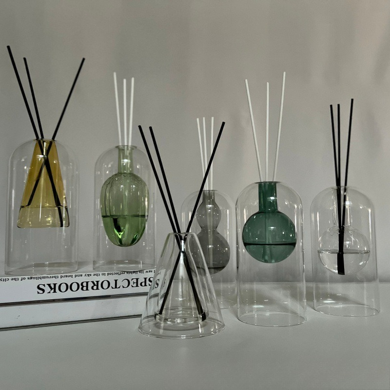 Ins Nordic U-shaped Double Wal - Glass Vase Nordic ulasan dan harga
