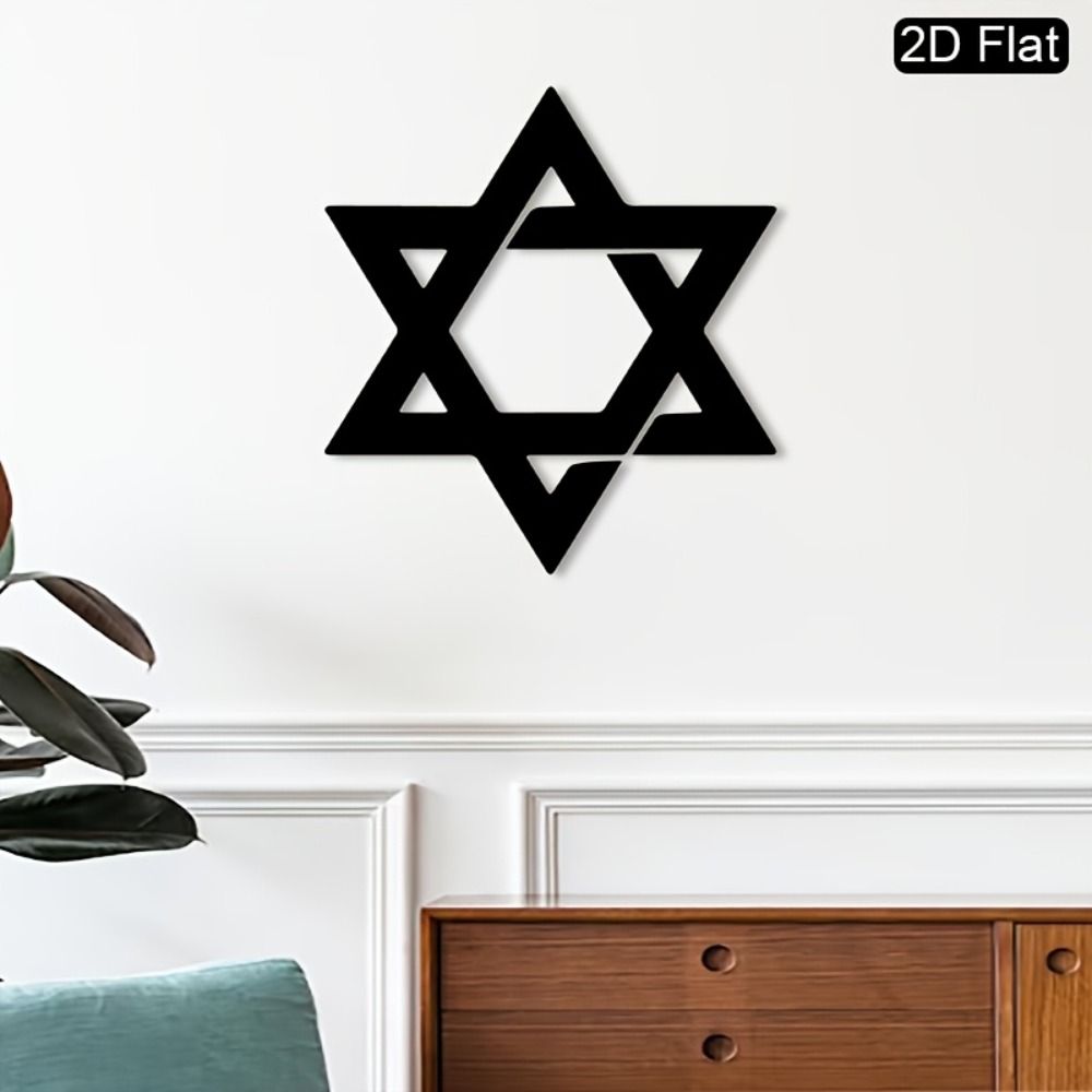 CIFBUY Iron Wall Art Star of D - Home Decor Room ulasan dan harga