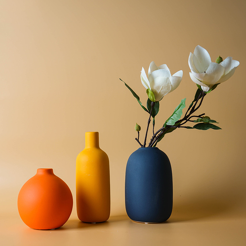Nordic Ceramic Vase  Solid Col - Glass Vase Nordic ulasan dan harga