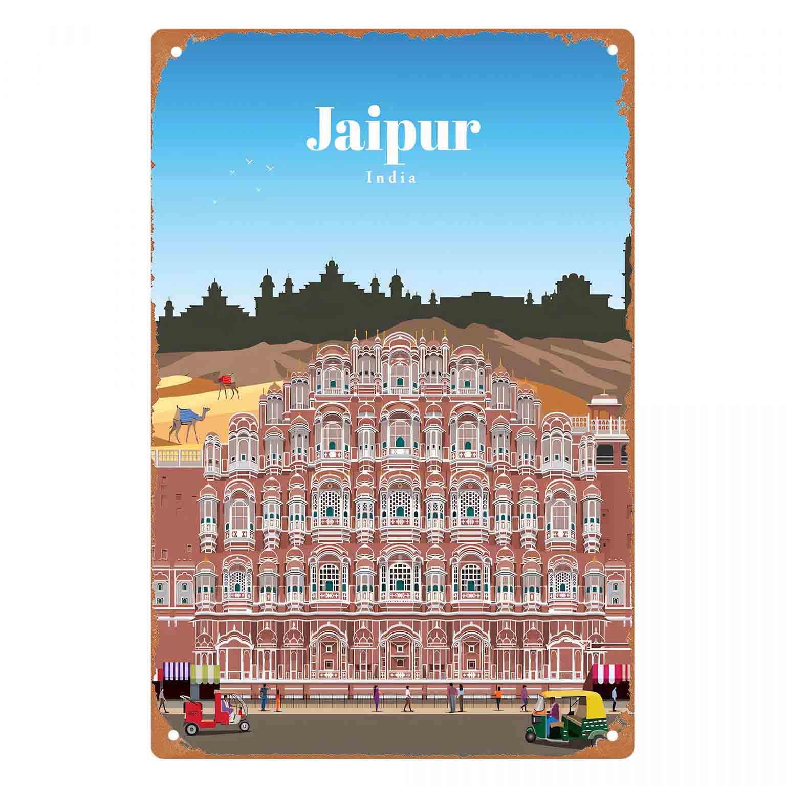 2D FLAT 1pc Jaipur India Hawa  - Home Decor Jaipur ulasan dan harga
