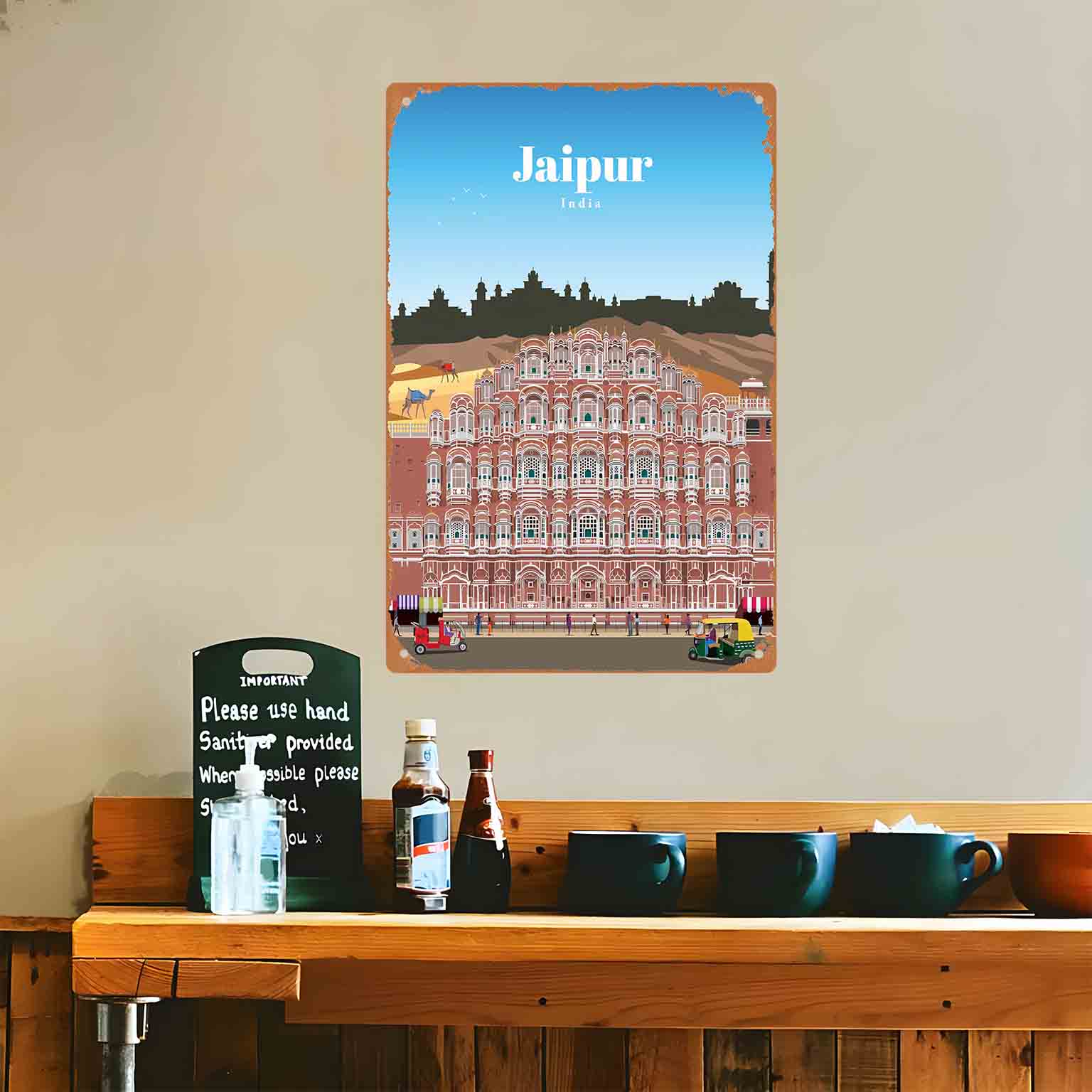 2D FLAT 1pc Jaipur India Hawa  - Home Decor Jaipur ulasan dan harga