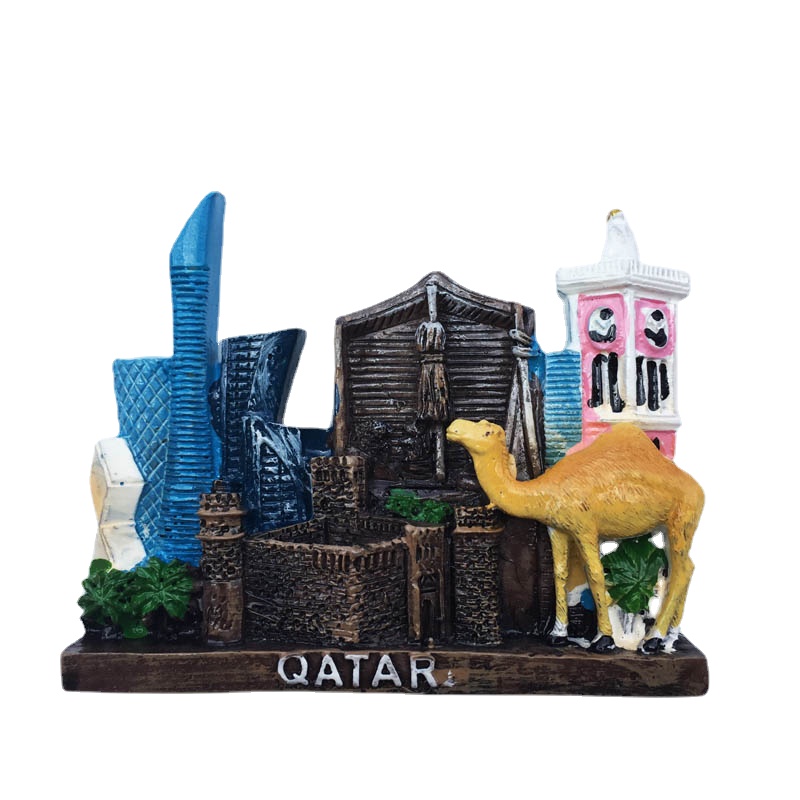 Qatar Travelling Fridge Magnet - Home Decor Qatar ulasan dan harga