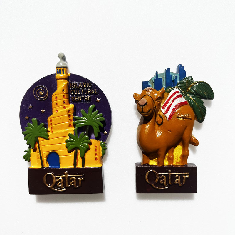 Qatar Travelling Fridge Magnet - Home Decor Qatar ulasan dan harga