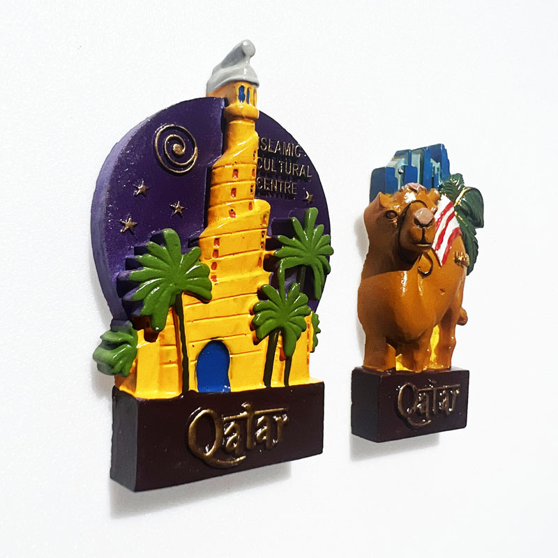 Qatar Travelling Fridge Magnet - Home Decor Qatar ulasan dan harga