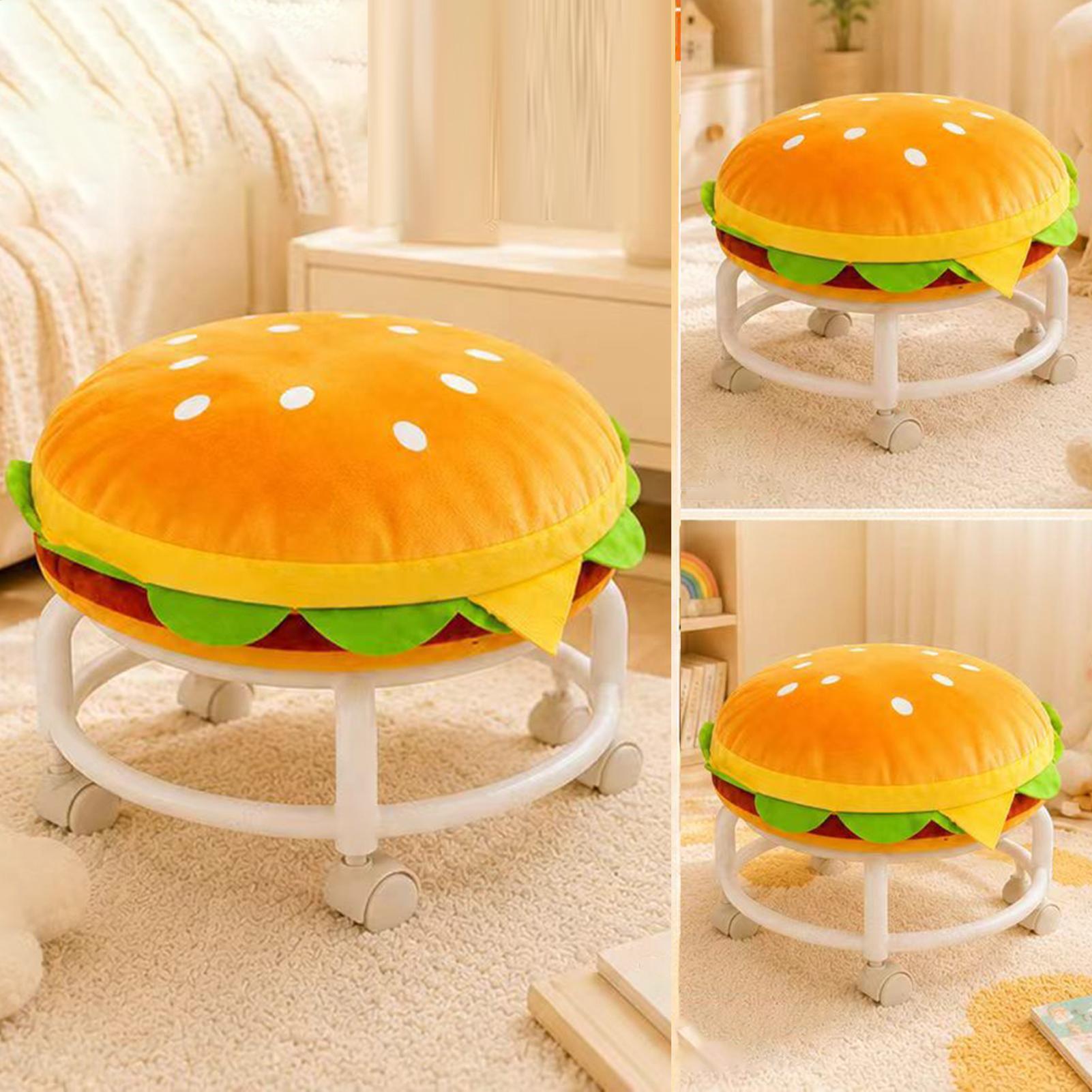 Stool With Wheels Soft Cute Co - Home Decor On Wheels ulasan dan harga