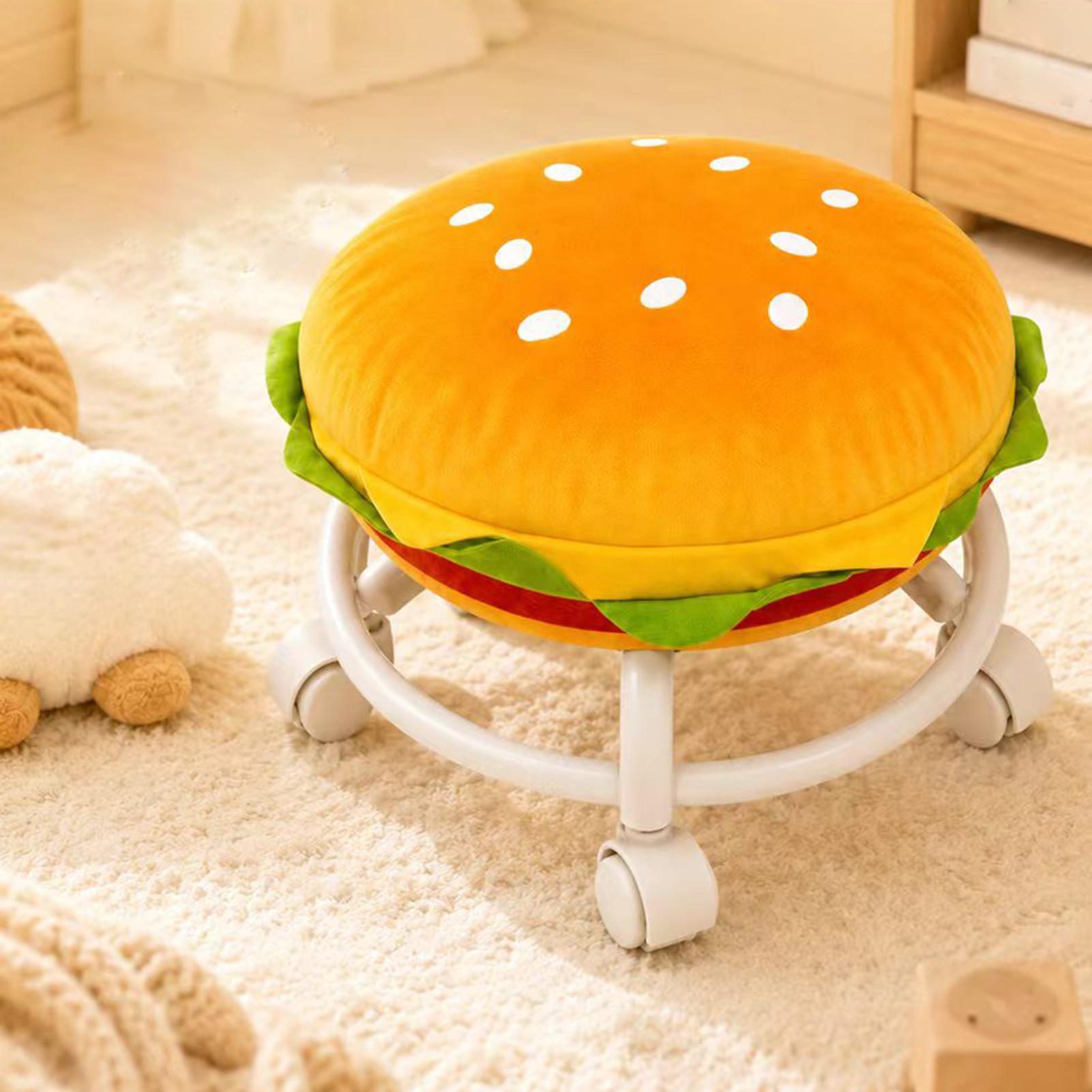 Stool With Wheels Soft Cute Co - Home Decor On Wheels ulasan dan harga