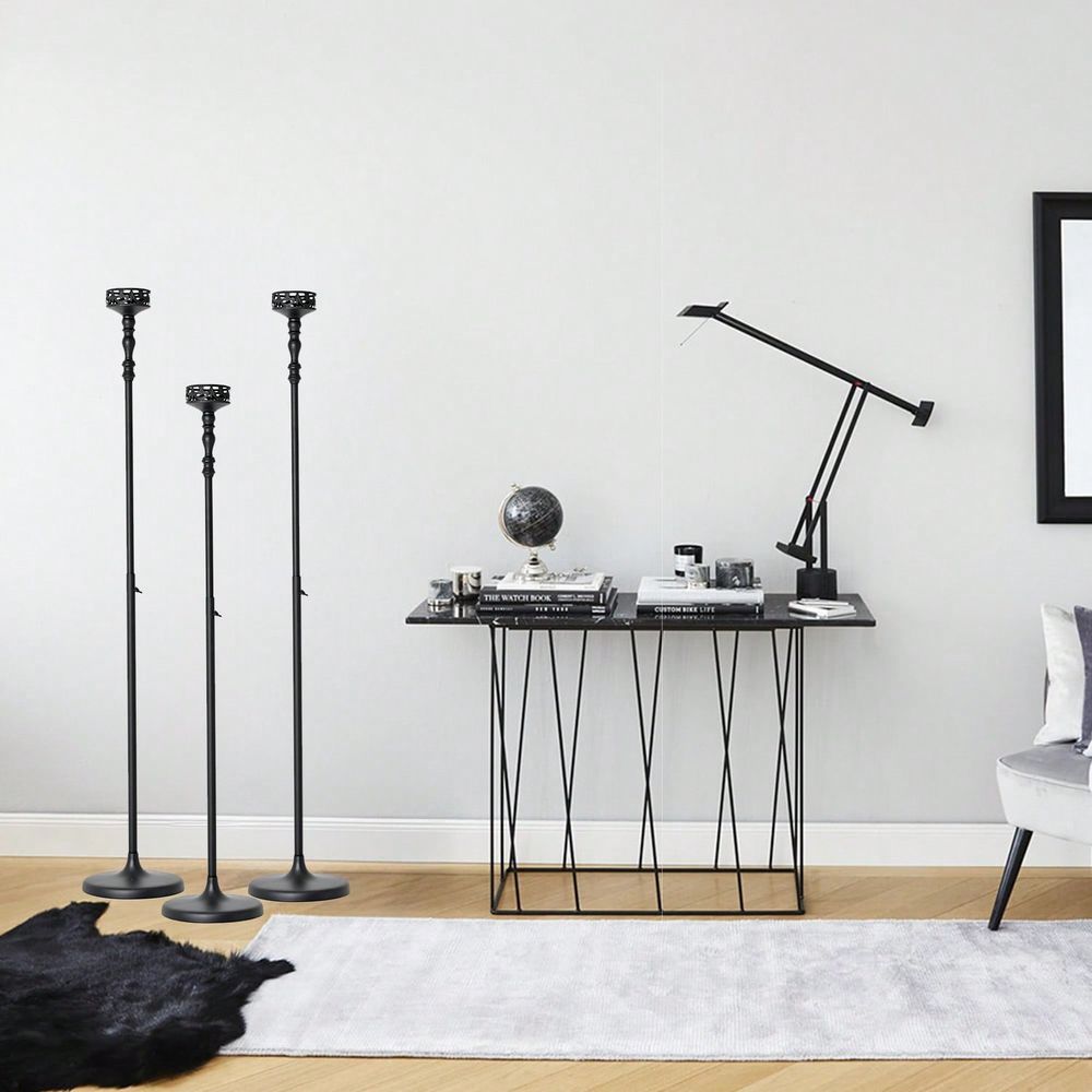 Adjustable Metal Taper Candle  - Home Decor Event ulasan dan harga