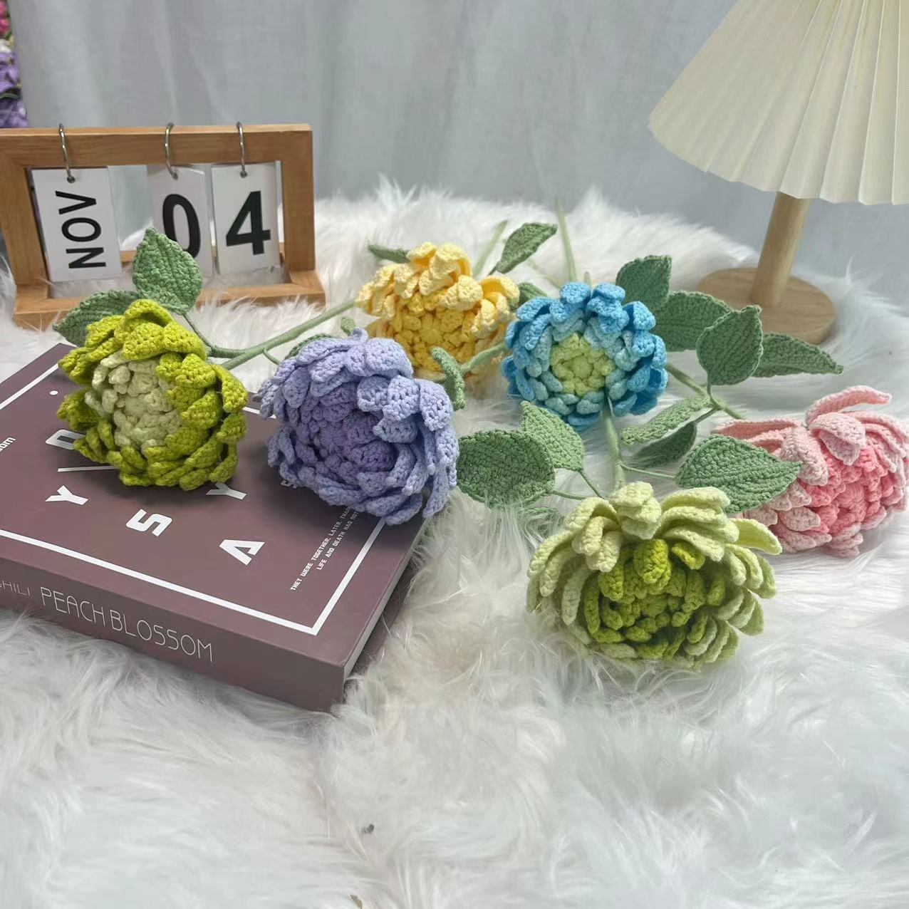 Dahlia Finished Products Handm - Yarn Home Decor ulasan dan harga