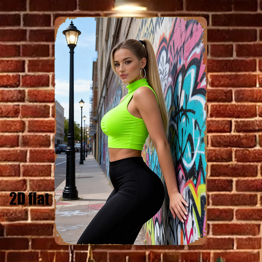 2D Vintage Metal Sign Street A - Home Decor Games Free ulasan dan harga