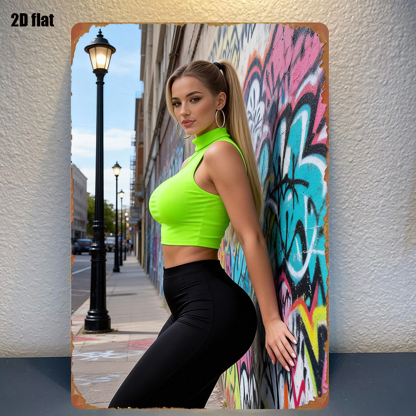 2D Vintage Metal Sign Street A - Home Decor Games Free ulasan dan harga