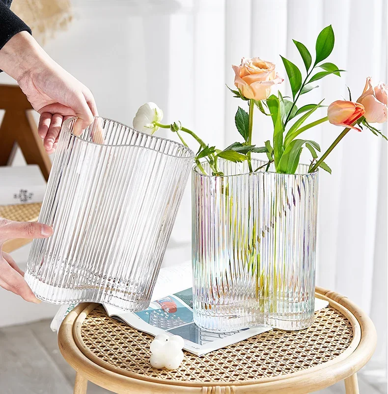 Creative Nordic Glass Vase Hom - Glass Vase Nordic ulasan dan harga