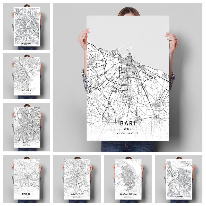 Boston Istanbul Madrid San Fra - Home Decor Jaipur ulasan dan harga