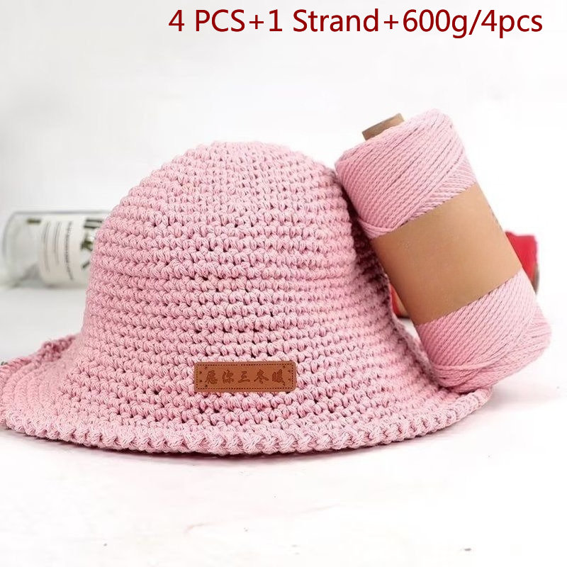 4 PCS 2mm Soft Yarn Hand-Knitt - Yarn Home Decor ulasan dan harga