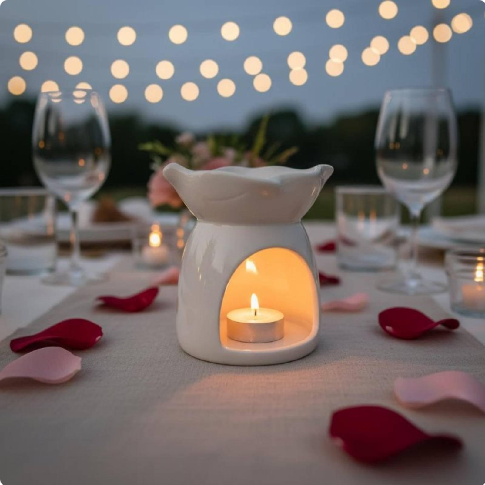 Ceramic Scented Candle Holder  - Home Decor Essentials ulasan dan harga