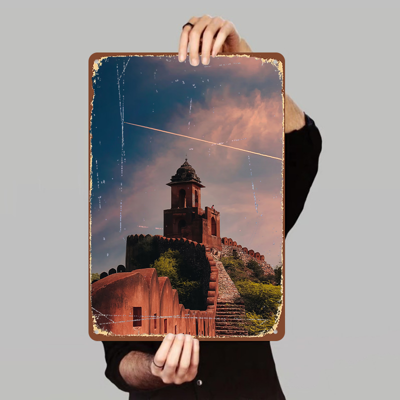 Vintage Jaipur Fortress Dusk S - Home Decor Jaipur ulasan dan harga