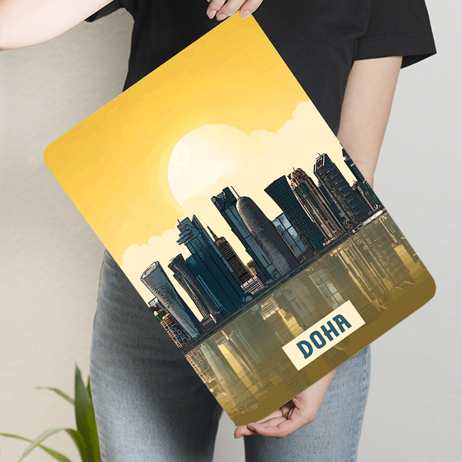 Doha Skyline Metal Wall Art Qa - Home Decor Qatar ulasan dan harga