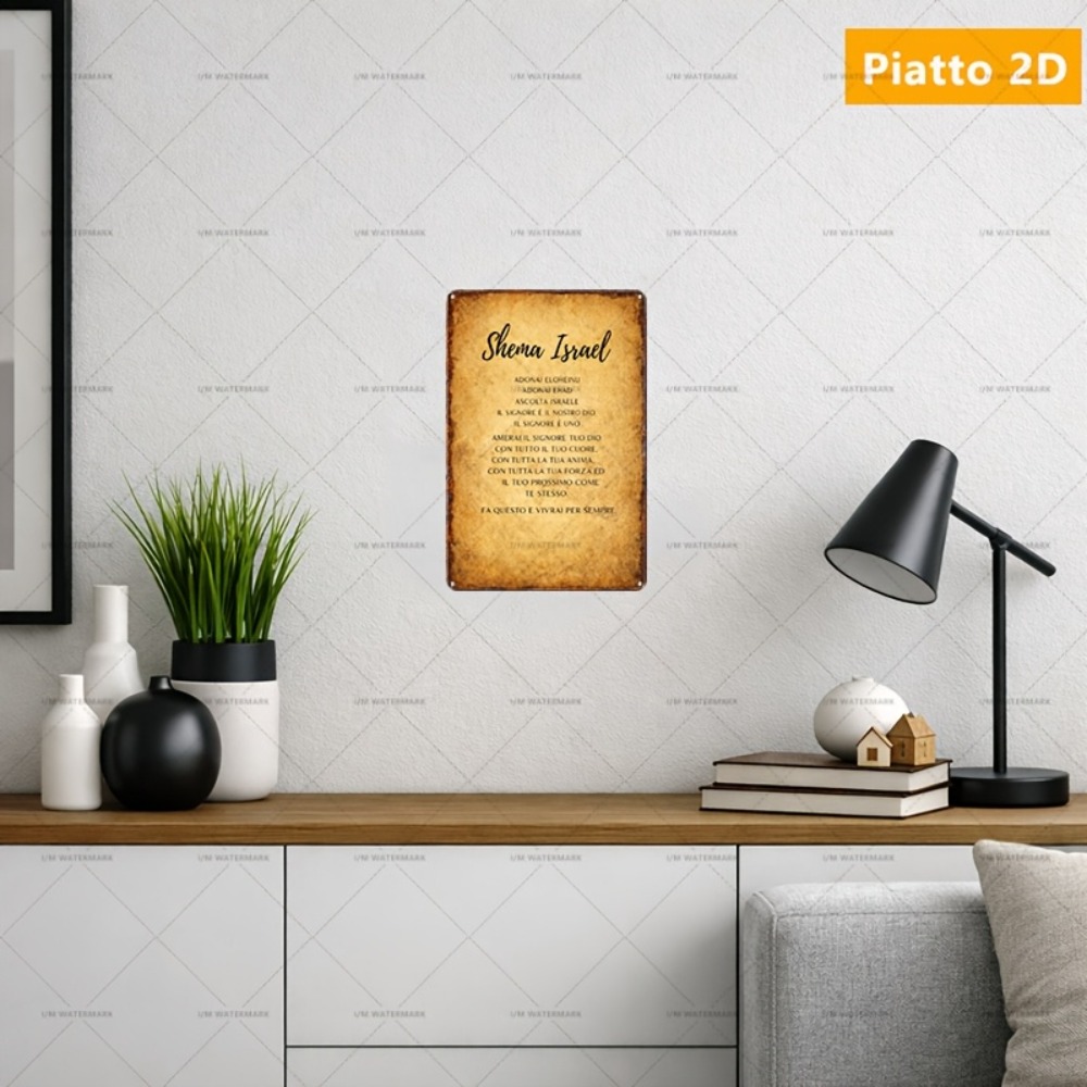 CIFBUY  Hebrew Scripture Alumi - Home Decor Room ulasan dan harga