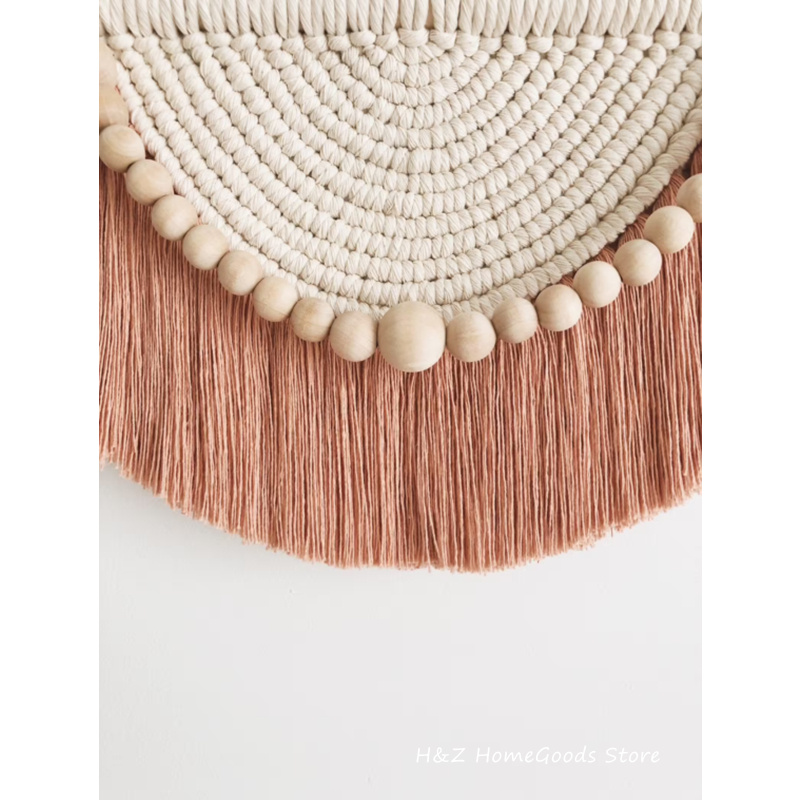Macrame Wall Hanging Tapestry  - Yarn Home Decor ulasan dan harga
