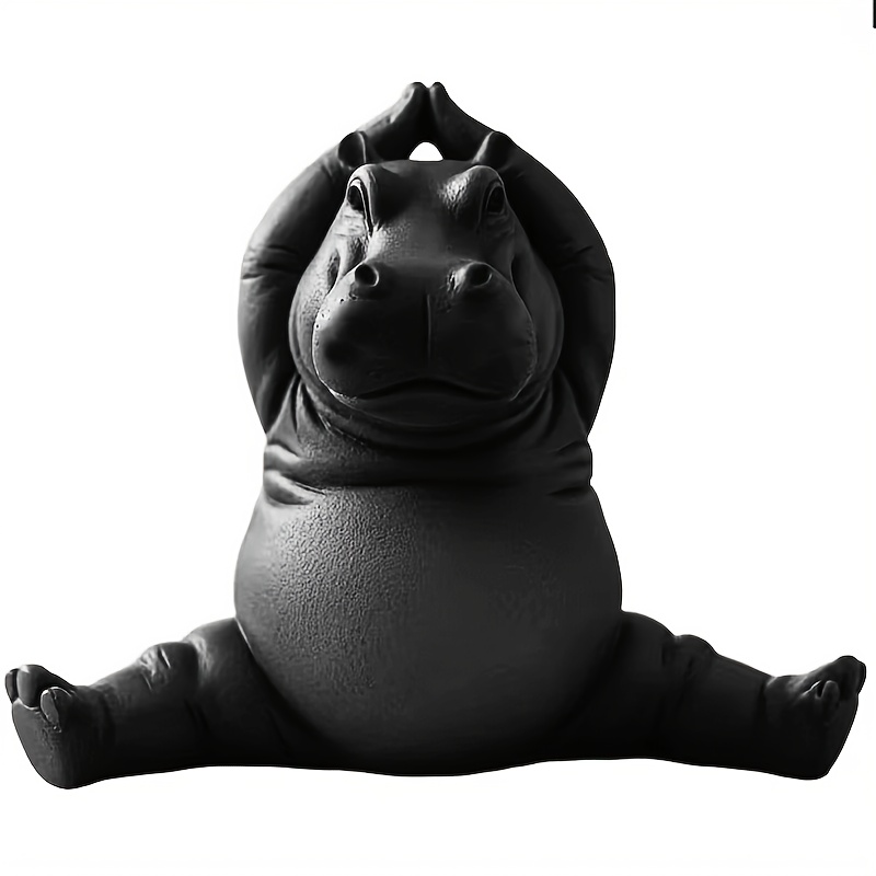 1 X Hippo Statue Ornament - Du - Home Decor Enthusiast ulasan dan harga