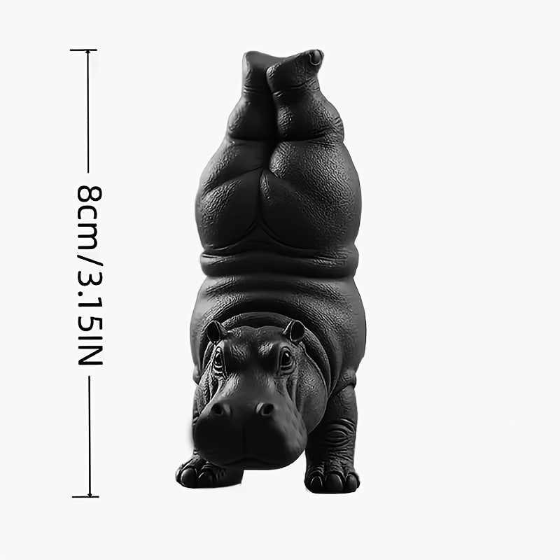 1 X Hippo Statue Ornament - Du - Home Decor Enthusiast ulasan dan harga