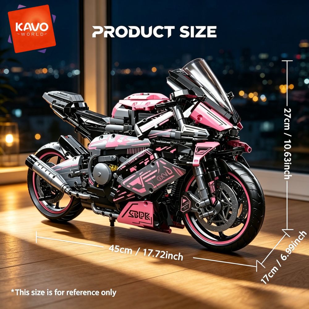 KAVOWORLD 1:5 Large Scale Moto - Home Decor On Wheels ulasan dan harga